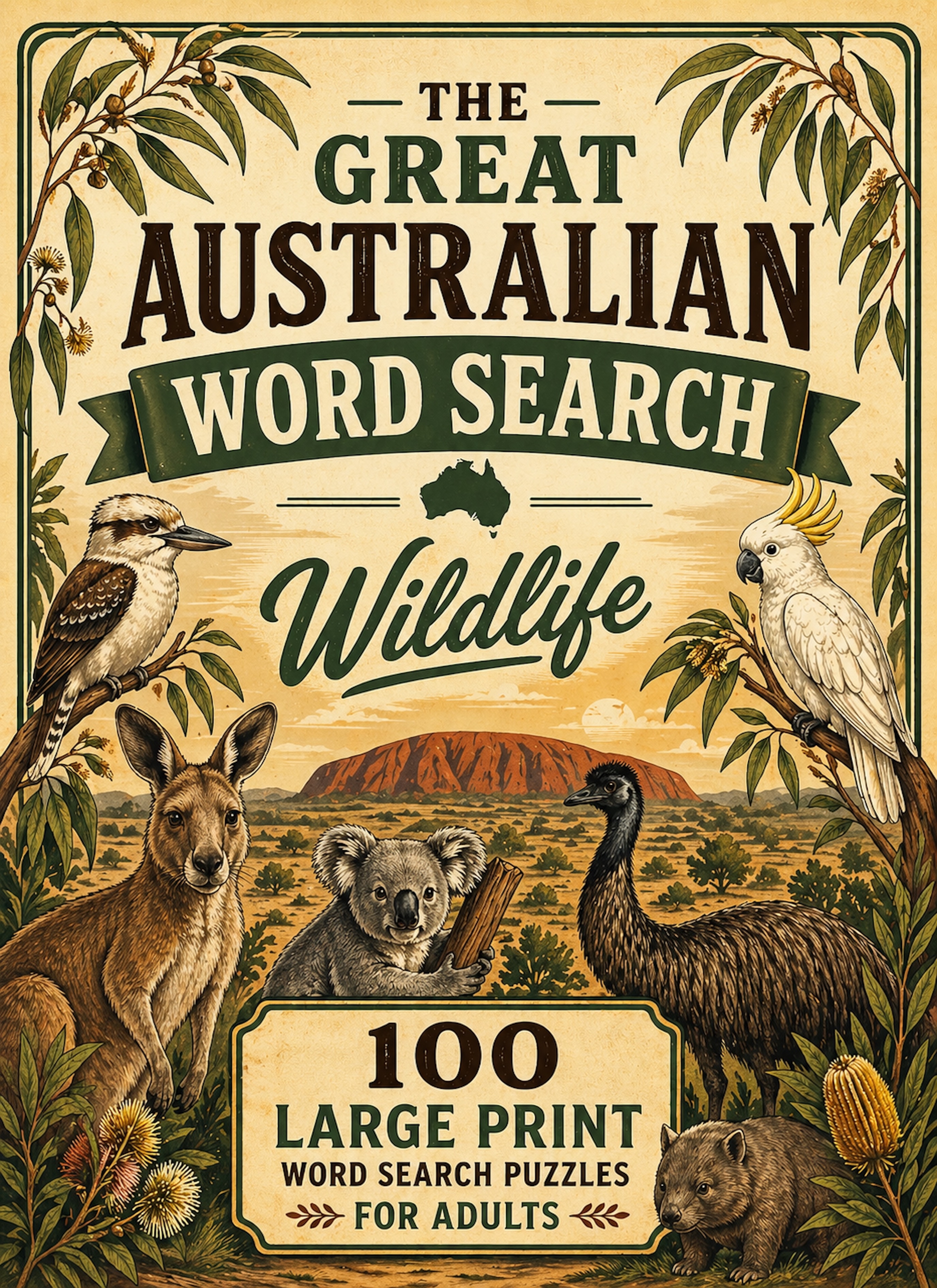 The Great Australian Word Search: Wildlife Large Print